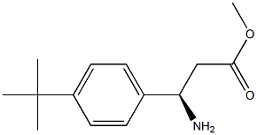 METHYL (3R)-3-AMINO-3-[4-(TERT-BUTYL)PHENYL]PROPANOATE Struktur