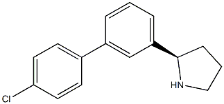 (2R)-2-[3-(4-CHLOROPHENYL)PHENYL]PYRROLIDINE Struktur