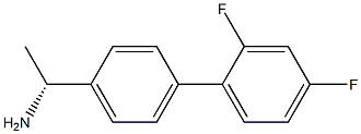 (1R)-1-[4-(2,4-DIFLUOROPHENYL)PHENYL]ETHYLAMINE Struktur