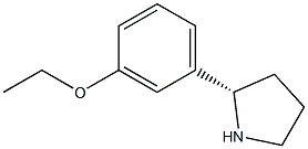 1-((2S)PYRROLIDIN-2-YL)-3-ETHOXYBENZENE Struktur