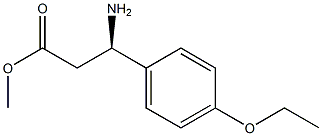 METHYL (3R)-3-AMINO-3-(4-ETHOXYPHENYL)PROPANOATE Struktur