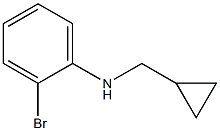 (1R)(2-BROMOPHENYL)CYCLOPROPYLMETHYLAMINE Struktur