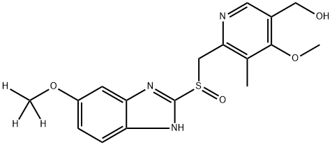 5-HYDROXY OMEPRAZOLE-D3 Struktur