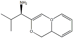 1-(2H,3H-BENZO[3,4-E]1,4-DIOXIN-6-YL)(1R)-2-METHYLPROPYLAMINE Struktur