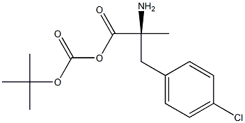 R- BOC-4-CHLORO-A-METHYL PHENYLALANINE Struktur