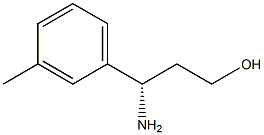 (S)-3-AMINO-3-M-TOLYL-PROPAN-1-OL Struktur