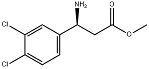 METHYL (3S)-3-AMINO-3-(3,4-DICHLOROPHENYL)PROPANOATE Struktur