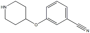 3-(PIPERIDIN-4-YLOXY)-BENZONITRILE Struktur