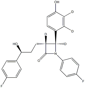 EZETIMIBE-D4 Struktur