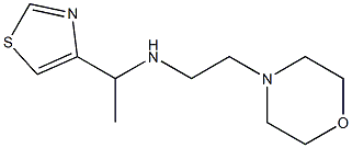 (2-MORPHOLIN-4-YL-ETHYL)-(1-THIAZOL-4-YL-ETHYL)-AMINE Struktur