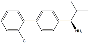 (1R)-1-[4-(2-CHLOROPHENYL)PHENYL]-2-METHYLPROPYLAMINE Struktur