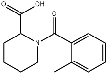 1-(2-METHYLBENZOYL)PIPERIDINE-2-CARBOXYLIC ACID Struktur