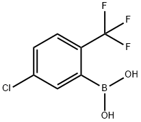 5-CHLORO-2-(TRIFLUOROMETHYL)PHENYLBORONIC ACID Struktur