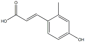 4-HYDROXY-2-METHYLCINNAMIC ACID Struktur