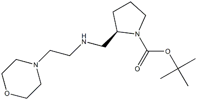 (R)-1-BOC-2-([(MORPHOLIN-4-YLETHYL)-AMINO]-METHYL)-PYRROLIDINE Struktur