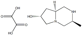 (3S,7R,8AS)-3-METHYLOCTAHYDROPYRROLO[1,2-A]PYRAZIN-7-OL OXALATE Struktur