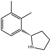 (2S)-2-(2,3-DIMETHYLPHENYL)PYRROLIDINE Struktur