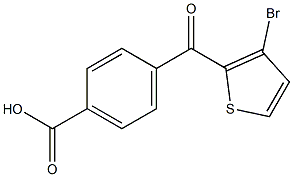 4-(3-BROMO-2-THENOYL)BENZOIC ACID Struktur