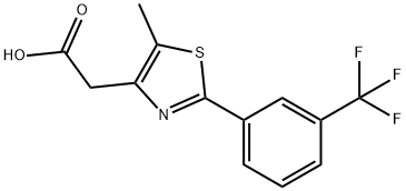 2-(5-METHYL-2-[3-(TRIFLUOROMETHYL)PHENYL]-1,3-THIAZOL-4-YL)ACETIC ACID price.