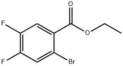 ETHYL 2-BROMO-4,5-DIFLUOROBENZOATE Struktur