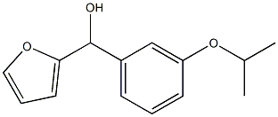 2-FURYL-(3-ISOPROPOXYPHENYL)METHANOL Struktur