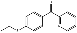 2-(4-ETHYLTHIOBENZOYL)PYRIDINE Struktur