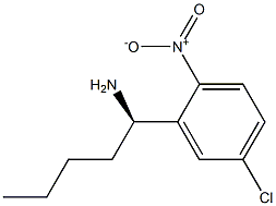 (1R)-1-(5-CHLORO-2-NITROPHENYL)PENTYLAMINE Struktur