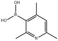 2,4,6-TRIMETHYLPYRIDINE-3-BORONIC ACID Struktur