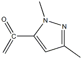 2-(1,3-DIMETHYL-1H-PYRAZOL-5-YL)ETHENONE Struktur