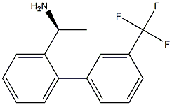 (1S)-1-(2-[3-(TRIFLUOROMETHYL)PHENYL]PHENYL)ETHYLAMINE Struktur