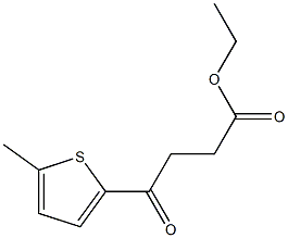 ETHYL 4-(5-METHYL-2-THIENYL)-4-OXOBUTYRATE Struktur