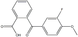 2-(3-FLUORO-4-METHOXYBENZOYL)BENZOIC ACID price.