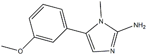 5-(3-METHOXY-PHENYL)-1-METHYL-1H-IMIDAZOL-2-YLAMINE Struktur