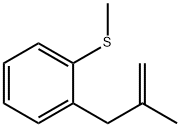 3-(2-METHYLTHIOPHENYL)-2-METHYL-1-PROPENE Struktur