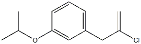 2-CHLORO-3-(3-ISOPROPOXYPHENYL)-1-PROPENE Struktur