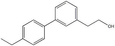 3-(4-ETHYLPHENYL)PHENETHYL ALCOHOL Struktur