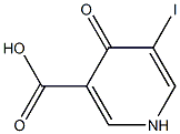 3-CARBOXY-5-IODO-1H-PYRIDIN-4-ONE Struktur