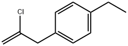 2-CHLORO-3-(4-ETHYLPHENYL)-1-PROPENE Struktur