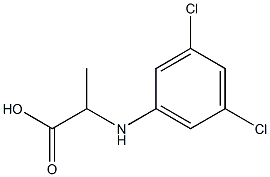 2-(3,5-DICHLORO-PHENYLAMINO)-PROPIONIC ACID Struktur