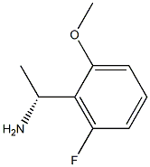 (1R)-1-(6-FLUORO-2-METHOXYPHENYL)ETHYLAMINE Struktur