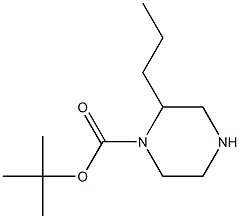 2-PROPYL-PIPERAZINE-1-CARBOXYLIC ACID TERT-BUTYL ESTER Struktur