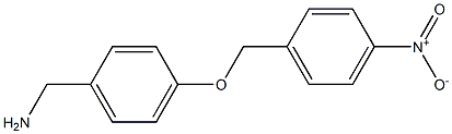 4-(4-NITROBENZYLOXY)-BENZYLAMINE Struktur