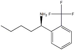 (1R)-1-[2-(TRIFLUOROMETHYL)PHENYL]PENTYLAMINE Struktur