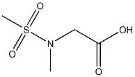 N-MESYLSARCOSINE Struktur