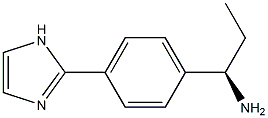 (1R)-1-(4-IMIDAZOLYLPHENYL)PROPYLAMINE Struktur