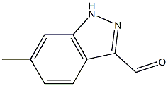 6-METHYL-3-(1H)INDAZOLE CARBOXALDEHYDE Struktur