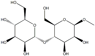 METHYL 4-O-(ALPHA-D-MANNOPYRANOSYL)-BETA-D-MANNOPYRANOSIDE Struktur