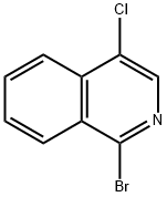 1-BROMO-4-CHLOROISOQUINOLINE Struktur