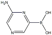 6-AMINOPYRAZIN-2-YL-2-BORONIC ACID Struktur