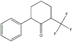 2-PHENYL-6-TRIFLUOROMETHYLCYCLOHEXANONE Struktur